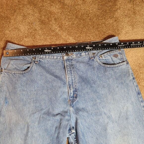 Harley Davidson Jeans Mens 40x32 Denim Straight Relaxed Motorcycle - Picture 4 of 13